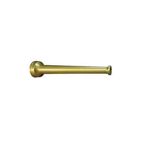 Moon American Fire Hose Plain Hose Nozzle - 1-1/2 In. NPSH - Brass 572-1511